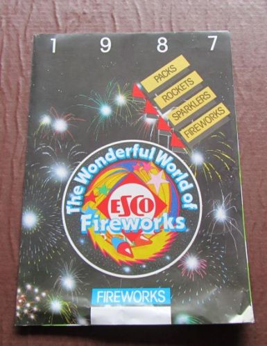 1987 ESCO FIREWORKS POSTER