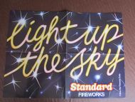 LIGHT UP THE SKY WITH STANDARD FIREWORKS POSTER