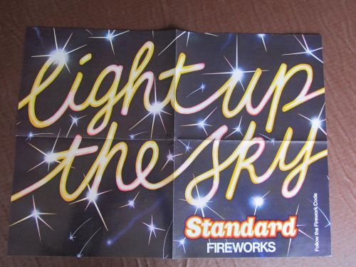 LIGHT UP THE SKY WITH STANDARD FIREWORKS POSTER