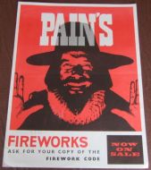 PAINS FIREWORKS NOW ON SALE POSTER