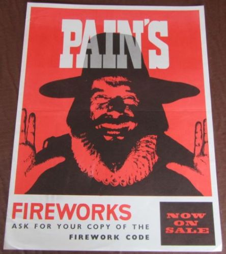 PAINS FIREWORKS NOW ON SALE POSTER