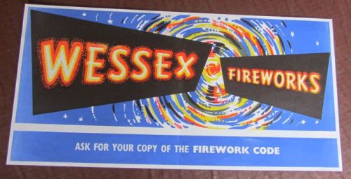 WESSEX FIREWORKS POSTER