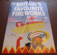 STANDARD FIREWORKS BRITAINS FAVOURITE POSTER