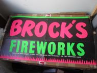 BROCKS FIREWORK POSTER in used condition