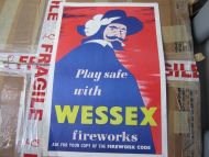 WESSEX FIREWORKS POSTER 