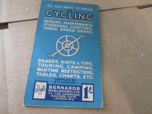 WAR-TIME CYCLING KEY TO VICTORY BKLT.